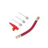 Presta Valve Adapter Hose Pipe Connector 5 in 1 Needle Valve Hose Tire Extension Hose Air Needles Ball Needles Basketball Needle for Inflating 1Set view 1