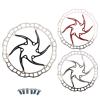 DJC ARO 08 Brake Disc Rotor Ultralight 85g Mountain Bike MTB Stainless Steel 140mm 160mm 180mm 203mm 6-bolts Original ASHIMA (Black, 140mm) view 2