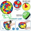 Large Dart Board for Kids with Stand, Double Sided Kids Dart Board with 12 Sticky Balls and Darts,Family Party Party Supplies for Kids, Gift for Boys Toddlers 3 4 5 6 7+ Year Old Birthday Christmas view 2