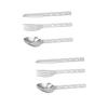 Kisangel 2sets Stainless Steel Folding Cutlery Picnic Utensil for Boys and Girls Spoons and Forks Outdoor Camping Dinnerware Lightweight Portable Tableware view 1
