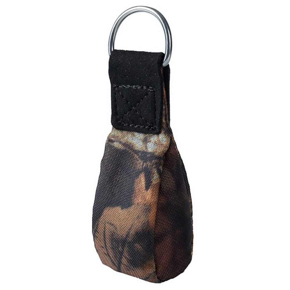 Climbing Rope Bag Throw Weight Bag Safety Rope Throwing Bag Outdoor Sports Arborist Tree Rock Climbing Spelunking Stainless Steel Throwing Bag Camouflage