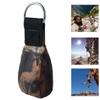 Climbing Rope Bag Throw Weight Bag Safety Rope Throwing Bag Outdoor Sports Arborist Tree Rock Climbing Spelunking Stainless Steel Throwing Bag Camouflage view 3