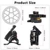 DYISLAND XT-8 Cable Actuated Road Bicycle Hydraulic Disc Brakes Caliper Set, Line Pulling Extra Powerful Hybrid Brakes For Road bikes(with 2Pcs 160mm Rotors) view 4
