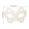 Vaguelly Diy Blank Masks for Adults and Kids Unpainted Half Face Masquerade Masks for Cosplay Party Halloween Craft Decoration 8.66X5.51 Inches 10 Pieces view 2