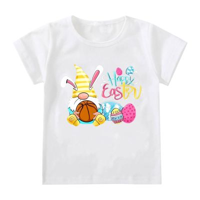 Clothes Set for Kids Toddler Baby Girl's Rabbit Tee Outfits Cute Bunny Tshirt Easter Clothes Vest Shirt Tops White