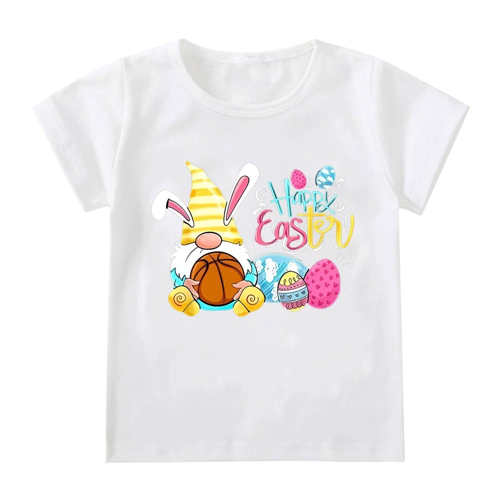 Clothes Set for Kids Toddler Baby Girl's Rabbit Tee Outfits Cute Bunny Tshirt Easter Clothes Vest Shirt Tops White