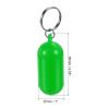 PATIKIL Floating Keychain, 2 Pack Plastic Key Float Surfing Fishing Marine Sailing Key Holder Buoyant Keyrings for Boating Kayaking Water Sports, Green view 2