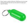 PATIKIL Floating Keychain, 2 Pack Plastic Key Float Surfing Fishing Marine Sailing Key Holder Buoyant Keyrings for Boating Kayaking Water Sports, Green view 4