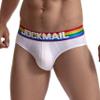 JOCKMAIL Mens Cotton Briefs Comfortable and Breathable Underwear for Men Moisture Wicking Brief (Medium,371White) view 4