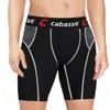 Cabasse Youth Padded Elite Sliding Shorts with Cup Pocket, Boys Slider Shorts for Baseball & Football (Small, Black) view 2