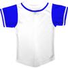 DIGITMON Kids Baseball Jersey Button Down Premium Hip Hop T Shirts Uniform WHITEROYAL 12y Teenagers view 3