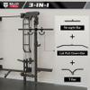 MAJOR FITNESS Power Rack Multifunctional Handle BAR Power Cage Fitness Equipment Accessories for Home Gym view 3