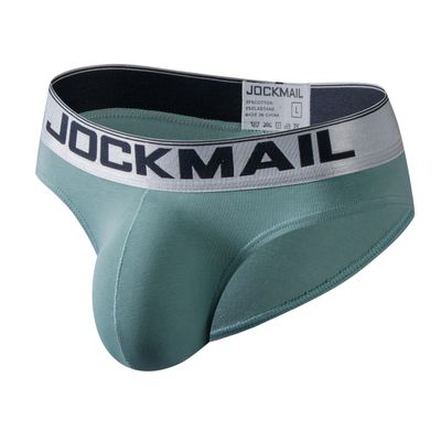 JOCKMAIL Mens Cotton Briefs Comfortable and Breathable Underwear for Men Moisture Wicking Brief (XX-Large,342Army Green)