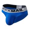 JOCKMAIL Mens Cotton Briefs Comfortable and Breathable Underwear for Men Moisture Wicking Brief (X-Large,342Blue) view 1
