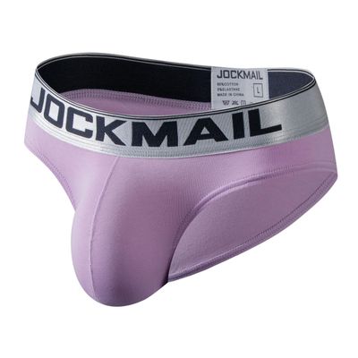 JOCKMAIL Mens Cotton Briefs Comfortable and Breathable Underwear for Men Moisture Wicking Brief (XX-Large,342Purple)