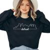 Unisex Crewneck Sweatshirt for Detroit Lover, Souvenir Gift, Detroit Skyline Hoodie, Girls Trip Sweatshirt, Family Matching Hoodie, S3659 Multiple Colors view 1