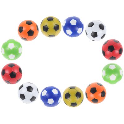 Baluue 12pcs Table Soccer HIPS Material Foosball Replacement for Standard Table Football Games Includes
