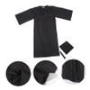 PACKOVE 1set Classic Graduation Gown Trencher Hat for Adults Lightweight and Breathable Cap and Gown for College Graduation Ceremonies and Photo Shoots view 3