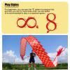 Kunovo Dragon Poi Green Light up Dragon Dance Ribbon, Washable Outdoor Fitness Dragon Poi Set with Travel Bag, Silk-Like Dragon Spinning Ribbons for Juggling (Size : 10 m (33 ft)), 58741 view 4
