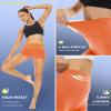 CAMPSNAIL Workout Biker Shorts Women - 3"/5"/8" High Waisted Tummy Control Spandex Booty Volleyball Shorts for Yoga Dance Orange view 3