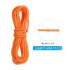 PATIKIL Archery D Loop Rope 3.3 FT, Bow D Loop String Release Material Nock Wire Nocking Loop Buckle Ring for Compound Bowstring, Orange view 2