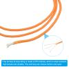 PATIKIL Archery D Loop Rope 3.3 FT, Bow D Loop String Release Material Nock Wire Nocking Loop Buckle Ring for Compound Bowstring, Orange view 4