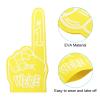 PATIKIL 18 Inch Giant Foam Finger, 2Pcs We are #1 EVA Foam Hand Cheerleading Vibrant Color for Celebration Pom Poms Sports Events Spirit Games Party, Yellow view 4