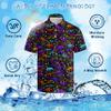 Xdceu Men's Dinosaur Golf Polo Shirt Dinosaur Golf Shirts for Men Quick-Dry Moisture Wicking Casual Breathable Polo Shirt view 4
