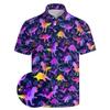 Xdceu Men's Dinosaur Golf Polo Shirt Dinosaur Golf Shirts for Men Quick-Dry Moisture Wicking Casual Breathable Polo Shirt view 1