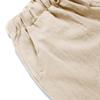 ZOCAVIA Women's Linen Flowy Wide Leg Pants Summer Casual Loose Drawstring Waist Beach Palazzo Pants Vacation Trousers Outfits for Women Solid Khaki XL view 4