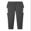 SPORT-TEK Women's Travel Pant Iron Grey/White view 1