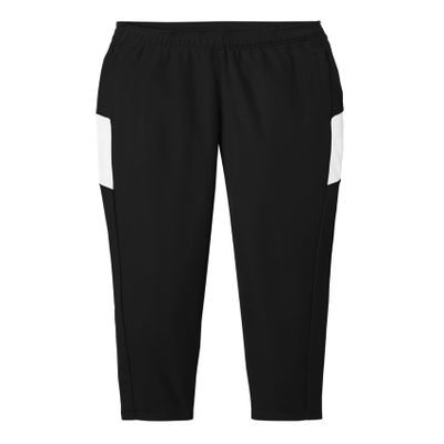 SPORT-TEK Women's Travel Pant Black/White