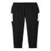 SPORT-TEK Women's Travel Pant Black/White view 1