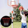 8 Pcs Mini Basketball Nets Replacement for 8"-10.25" Basketball Rims Nylon Red White Small Basketball Hoop Net Outdoor Indoor Basketball Net for Kids view 4