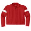 SPORT-TEK Youth Travel Pant Deep Red/White view 1