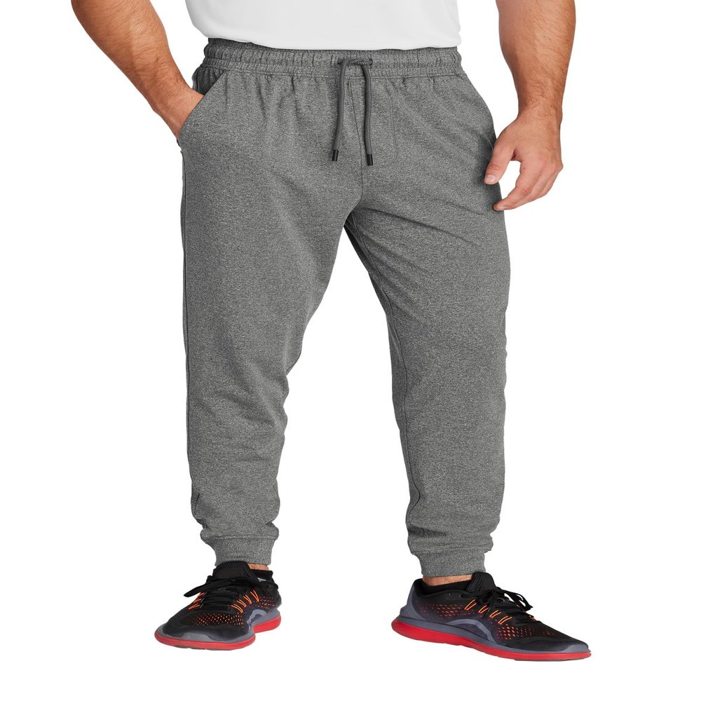 SPORT-TEK Unisex Sport-Wick Stretch Jogger Charcoal Grey Heather