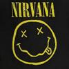 Rock Off officially licensed products Men's Nirvana Yellow Happy Face Sweatshirt X-Large Black view 3