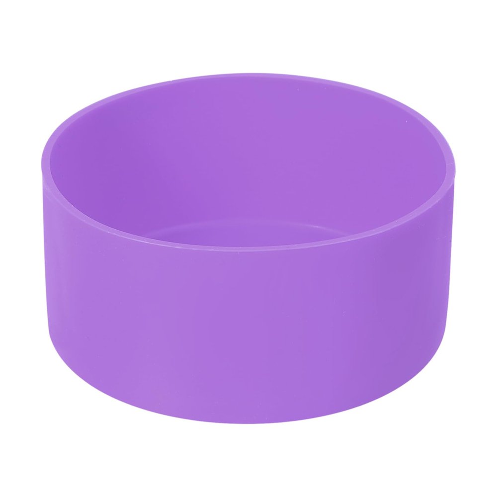 uxcell 1pcs 9cm Protective Silicone Boot Sleeve for 32-40 oz, Water Bottle Bottom Anti-Slip Sleeve Cover, Universal Cup Bottom Accessories, Purple