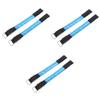 HANABASS 6pcs Led Reflective Armband for Running and Walking Fluorescent Safety Wristbands High Visibility for Jogging Dog Walking and Outdoor Activities view 1