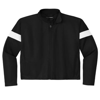 SPORT-TEK Youth Travel Pant Black/White