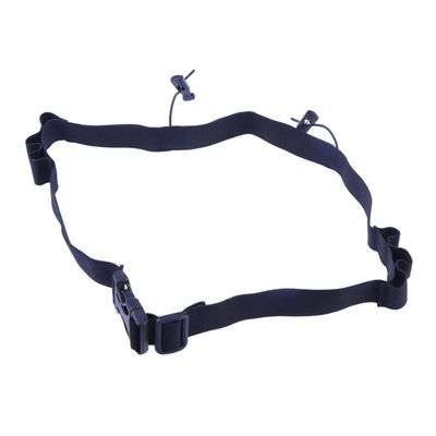 HANABASS Outdoor Sports Competition Belt Elastic Running Waist Belt for Men and Women Marathon Number Holder Comfortable and Durable Black
