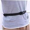 HANABASS Outdoor Sports Competition Belt Elastic Running Waist Belt for Men and Women Marathon Number Holder Comfortable and Durable Black view 4