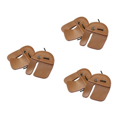 Yardwe 6pcs Hunting Arrow Glove Recurve Arrow Finger Glove Protective Rope Comfortable