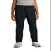 SPORT-TEK Youth Travel Pant | Lightweight Sweatpants for Kids, Sporty Athletic Pants with Extended Side Zippers Black/Black view 1