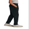 SPORT-TEK Youth Travel Pant | Lightweight Sweatpants for Kids, Sporty Athletic Pants with Extended Side Zippers Black/Black view 2