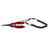Amber Fight Gear Stainless Steel Fishing Pliers Set with Hook Remover, Braid Cutters, and Split Ring Tip - Saltwater Resistant Tools for Anglers, Red view 2