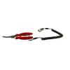 Amber Fight Gear Stainless Steel Fishing Pliers Set with Hook Remover, Braid Cutters, and Split Ring Tip - Saltwater Resistant Tools for Anglers, Red view 3