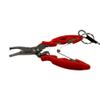 Amber Fight Gear Stainless Steel Fishing Pliers Set with Hook Remover, Braid Cutters, and Split Ring Tip - Saltwater Resistant Tools for Anglers, Red view 4