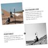 HANABASS Portable Camping Lantern Stand Lightweight Outdoor Lamp Pole Multi-Purpose Hook for Easy Setup and Storage for Tents and Camping Activities view 3