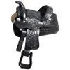 8" Inch Youth-Kids Child Barrel Horse Western Saddle Tack Set Floral Tooled Handmade ST-KIDS-001 view 1